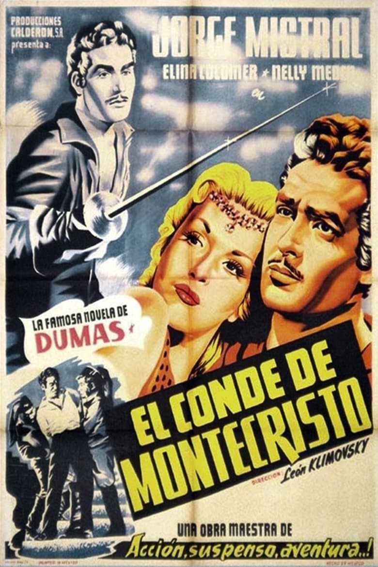 Cartel de El conde de Montecristo (1953)