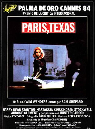 Cartel de Paris, Texas (Re Estreno)