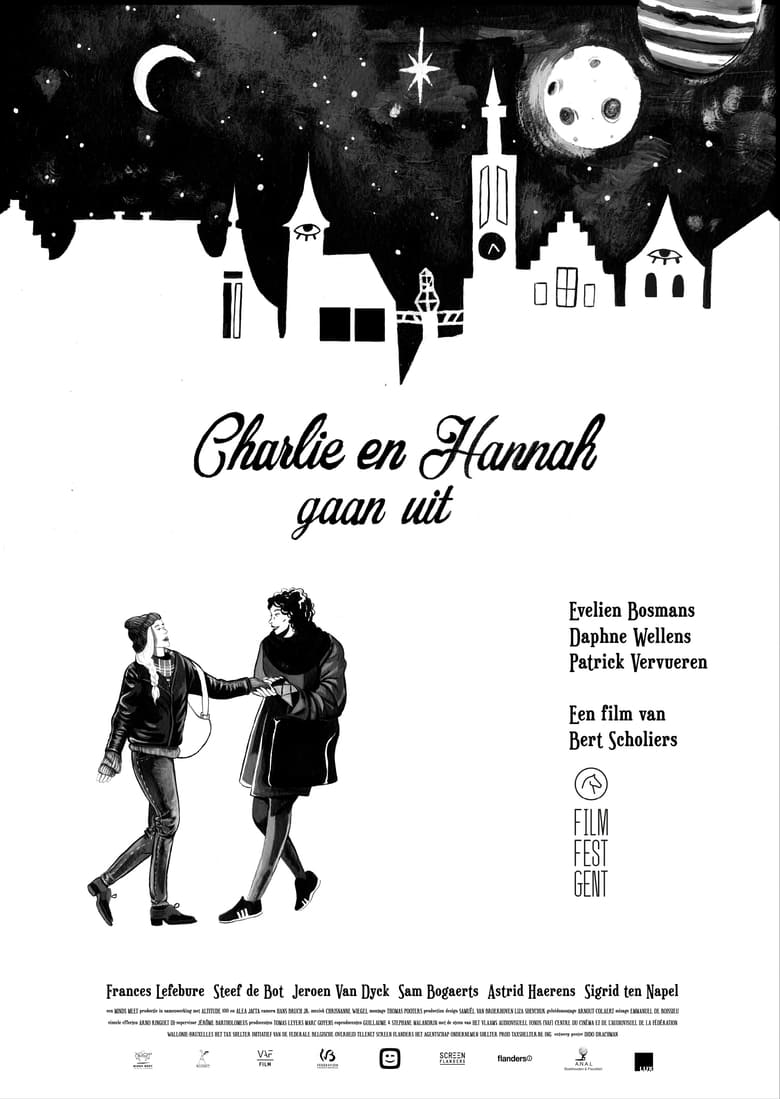Cartel de charlie-en-hannah-gaan-uit