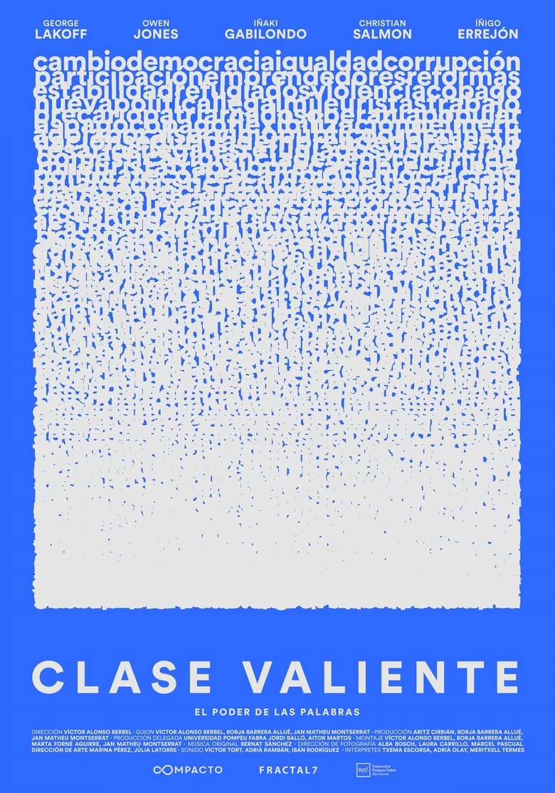 Cartel de clase-valiente