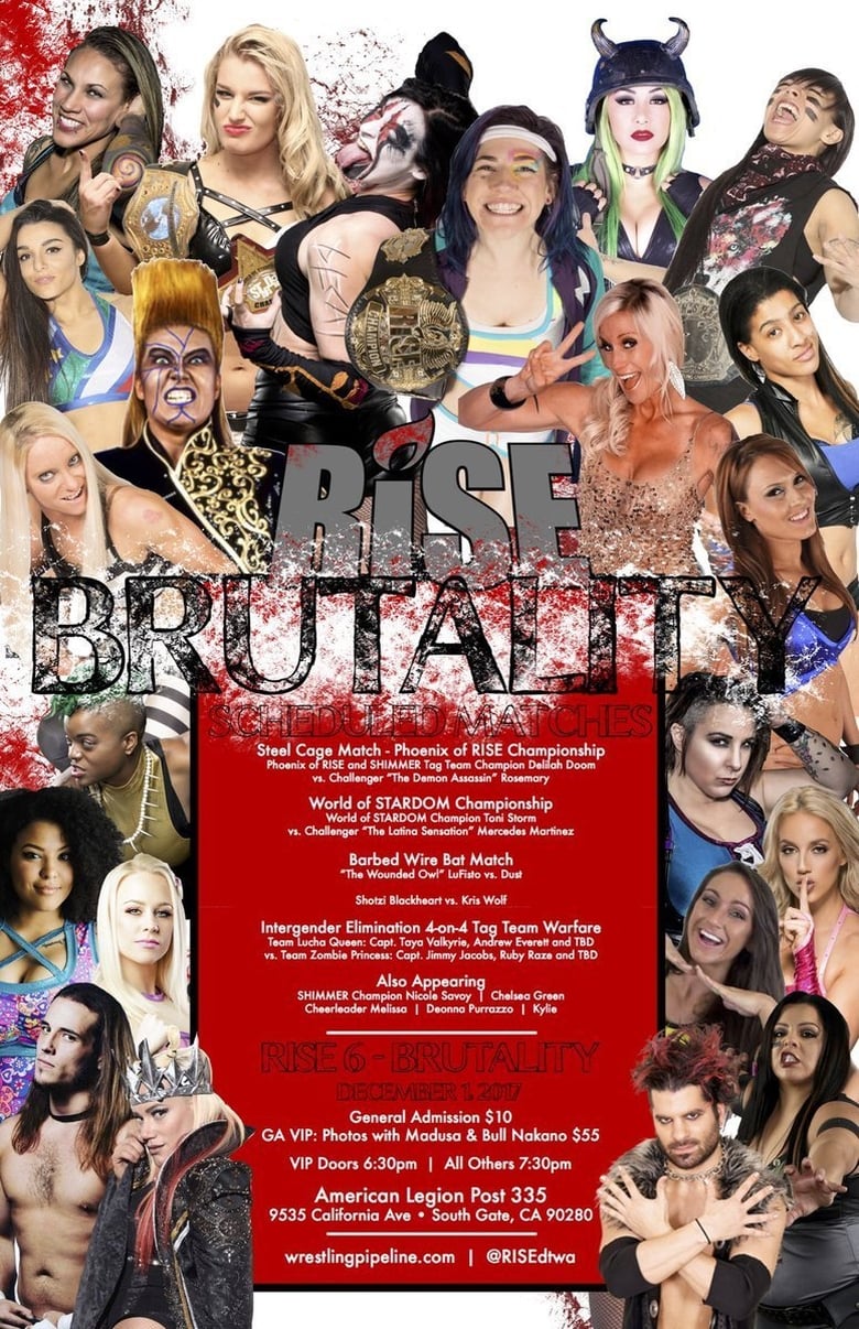 Cartel de rise-wrestling-rise-6-brutality