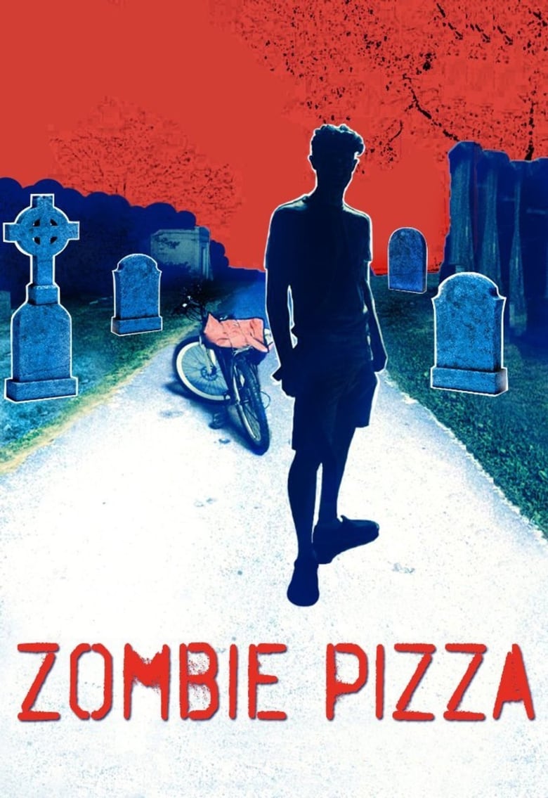Cartel de zombie-pizza