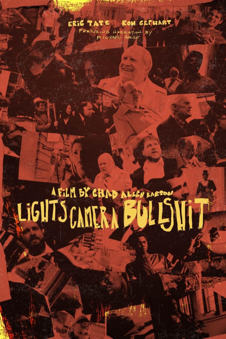 Cartel de lights-camera-bullshit