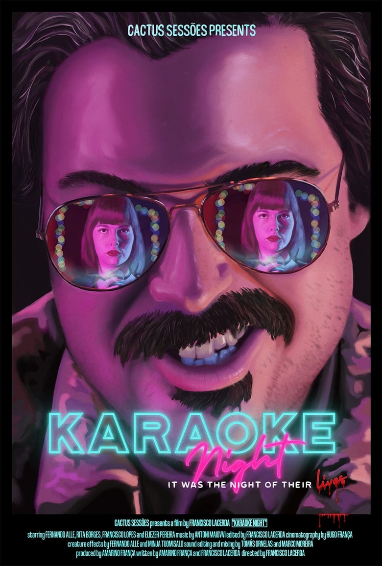 Cartel de karaoke-night