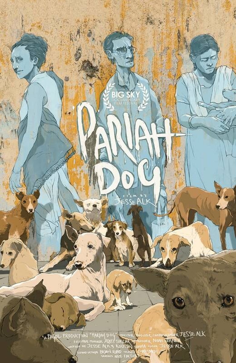 Cartel de pariah-dog