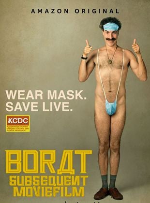 Cartel de Borat, película film secuela