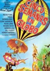 Cartel de Cinco semanas en globo