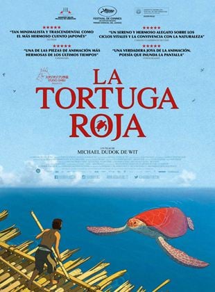 Cartel de La tortuga roja