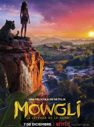 Cartel de Mowgli: La leyenda de la selva