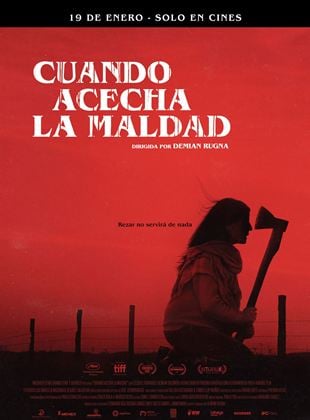 Cartel de Cuando acecha la maldad