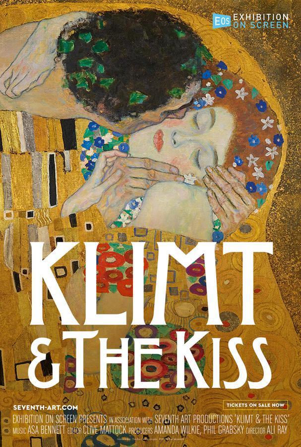 Cartel de El beso de Klimt