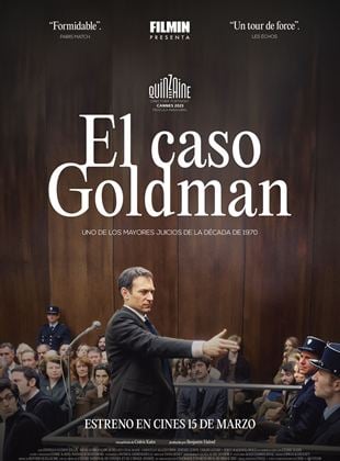 Cartel de El caso Goldman