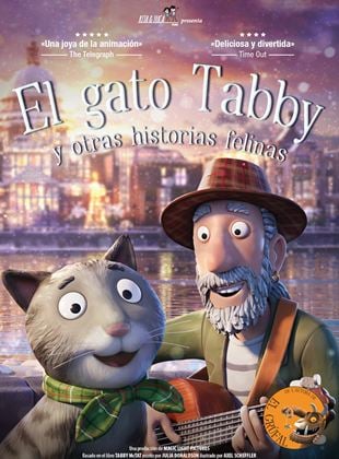 Cartel de El gato Tabby y otras historias felinas