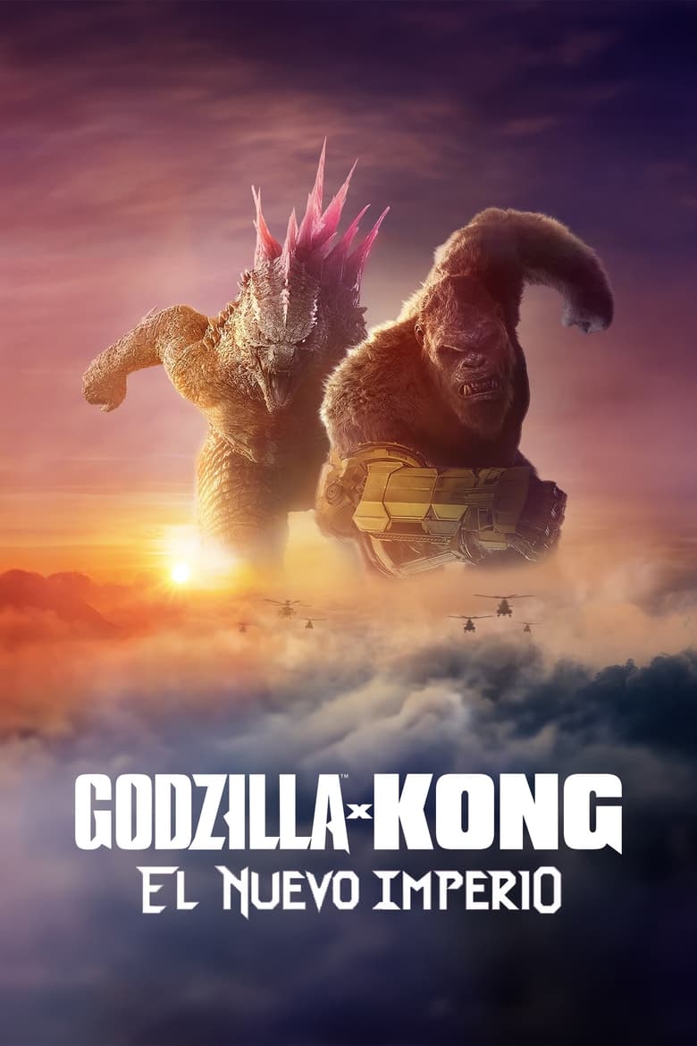 Cartel de Godzilla y Kong: El nuevo imperio