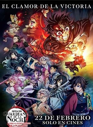 Cartel de Guardianes de la Noche (Kimetsu no Yaiba): Rumbo al entrenamiento de los Pilares