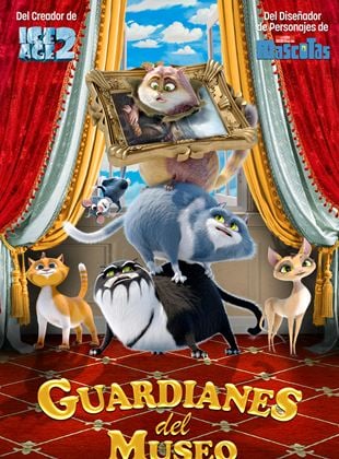 Cartel de Guardianes del museo