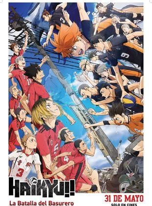 Cartel de Haikyu! La batalla del basurero