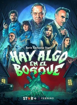 Cartel de Hay algo en el bosque