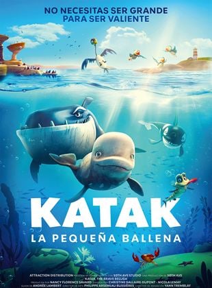 Cartel de Katak, la pequeña ballena