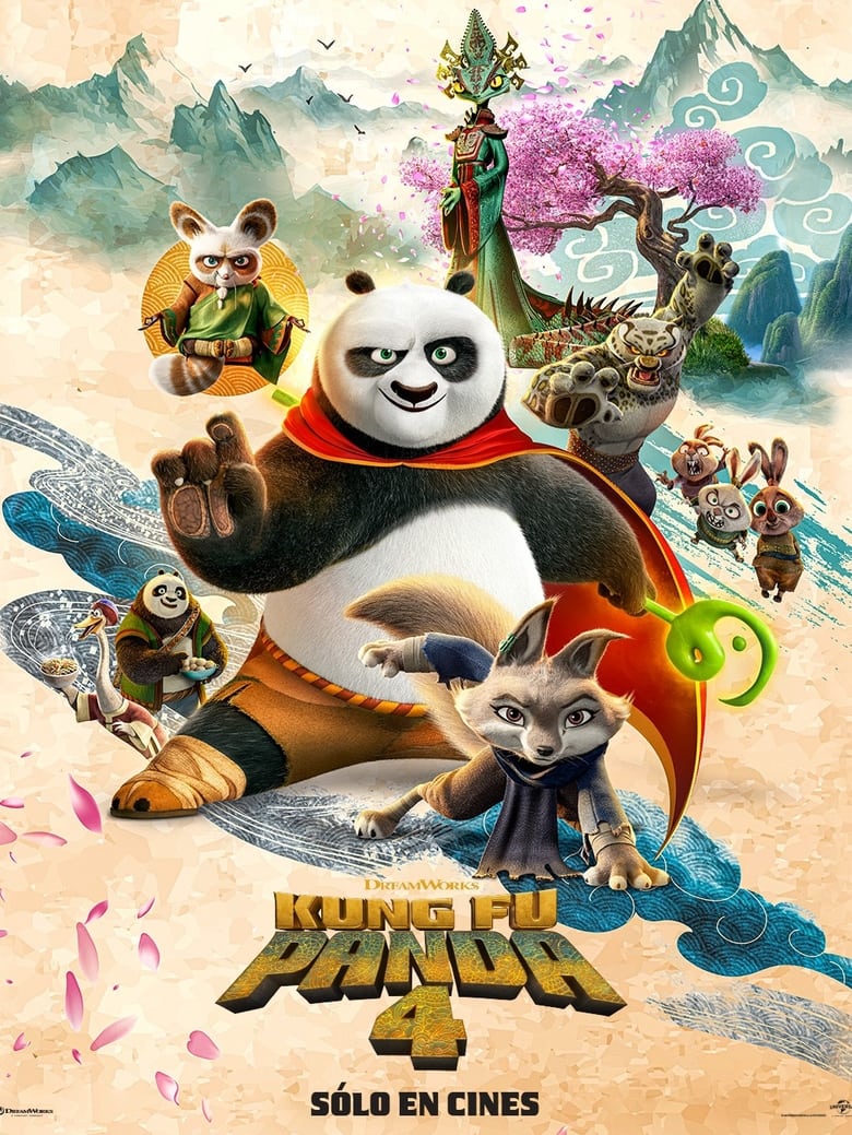 Cartel de Kung Fu Panda 4