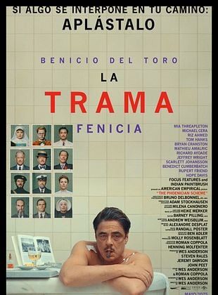 Cartel de La trama fenicia