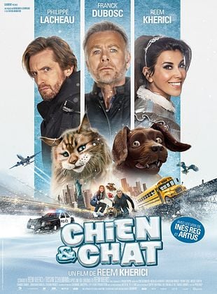 Cartel de Perro y gata