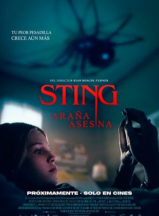 Cartel de Sting, araña asesina