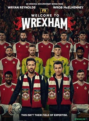 Cartel de Bienvenidos al Wrexham Football Club